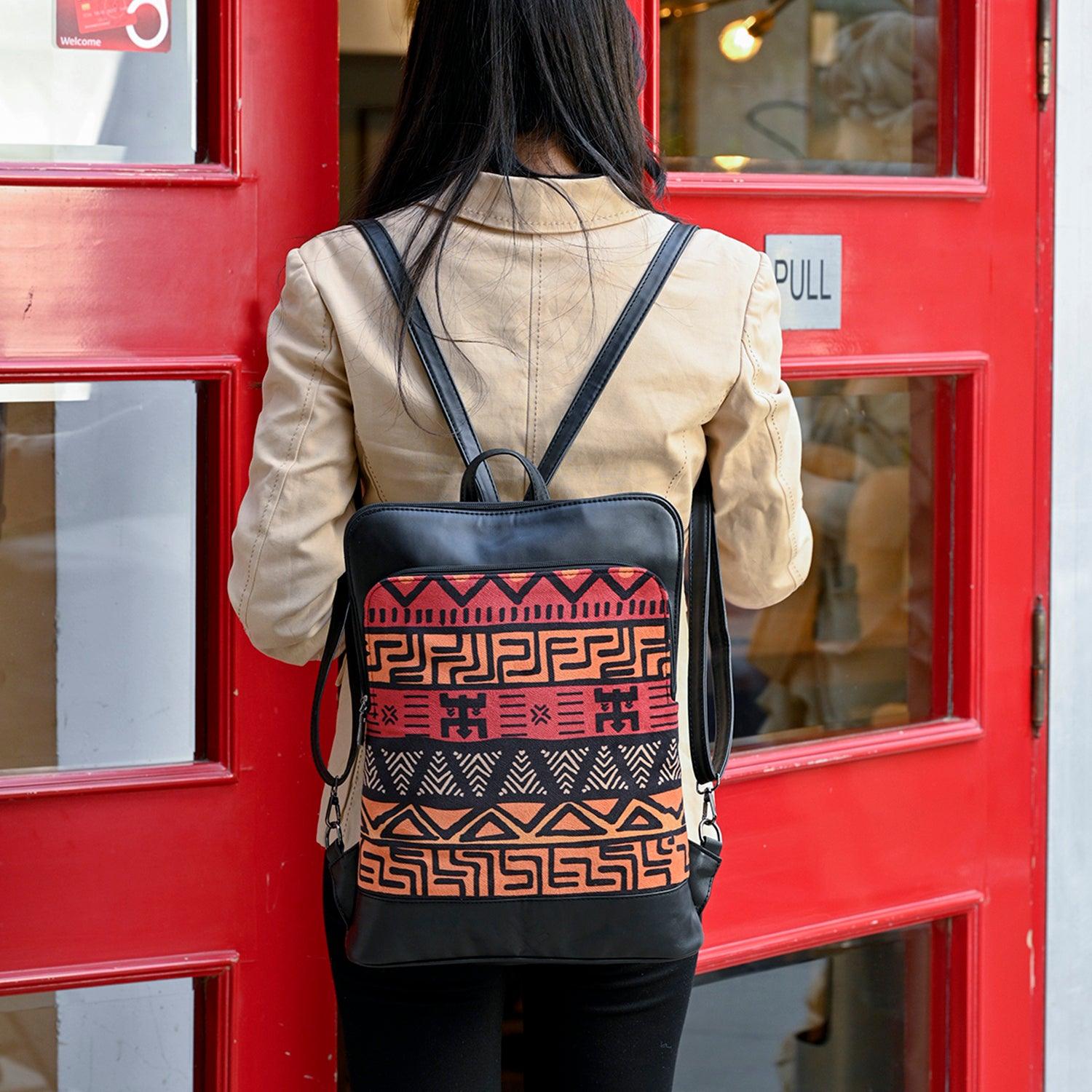 Urban Chic: The Patterned Laptop Backpack for the Style-Savvy Professional - CANVAEGYPT