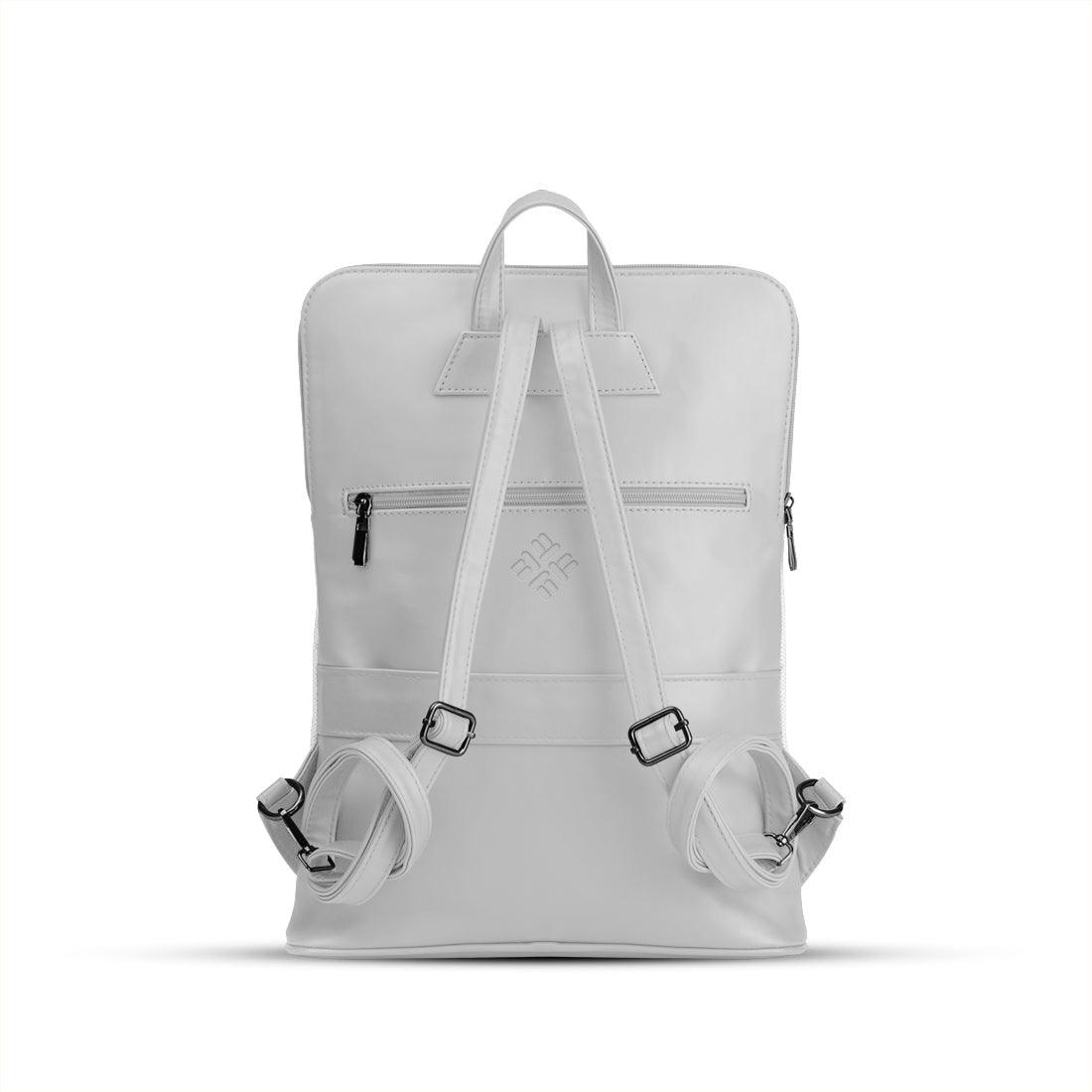 White Orbit Laptop Backpack Simple Girl - CANVAEGYPT