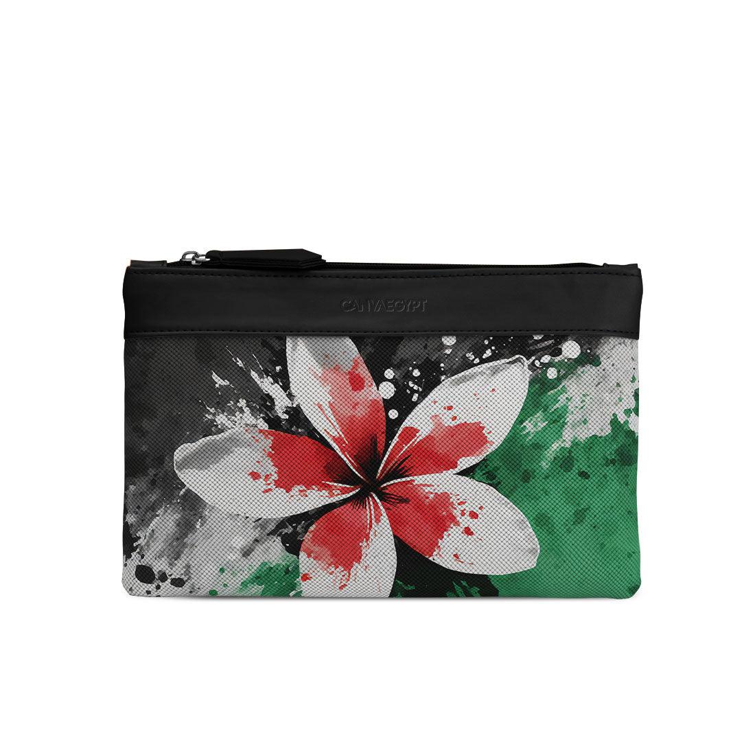 Black Mixed Pouches Mixed palestine flower - CANVAEGYPT