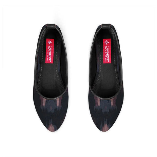 Black Round Toe Shoe Blurred