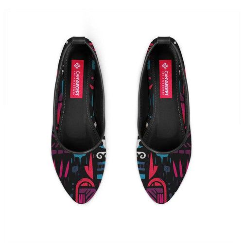 Black Round Toe Shoe Muddled