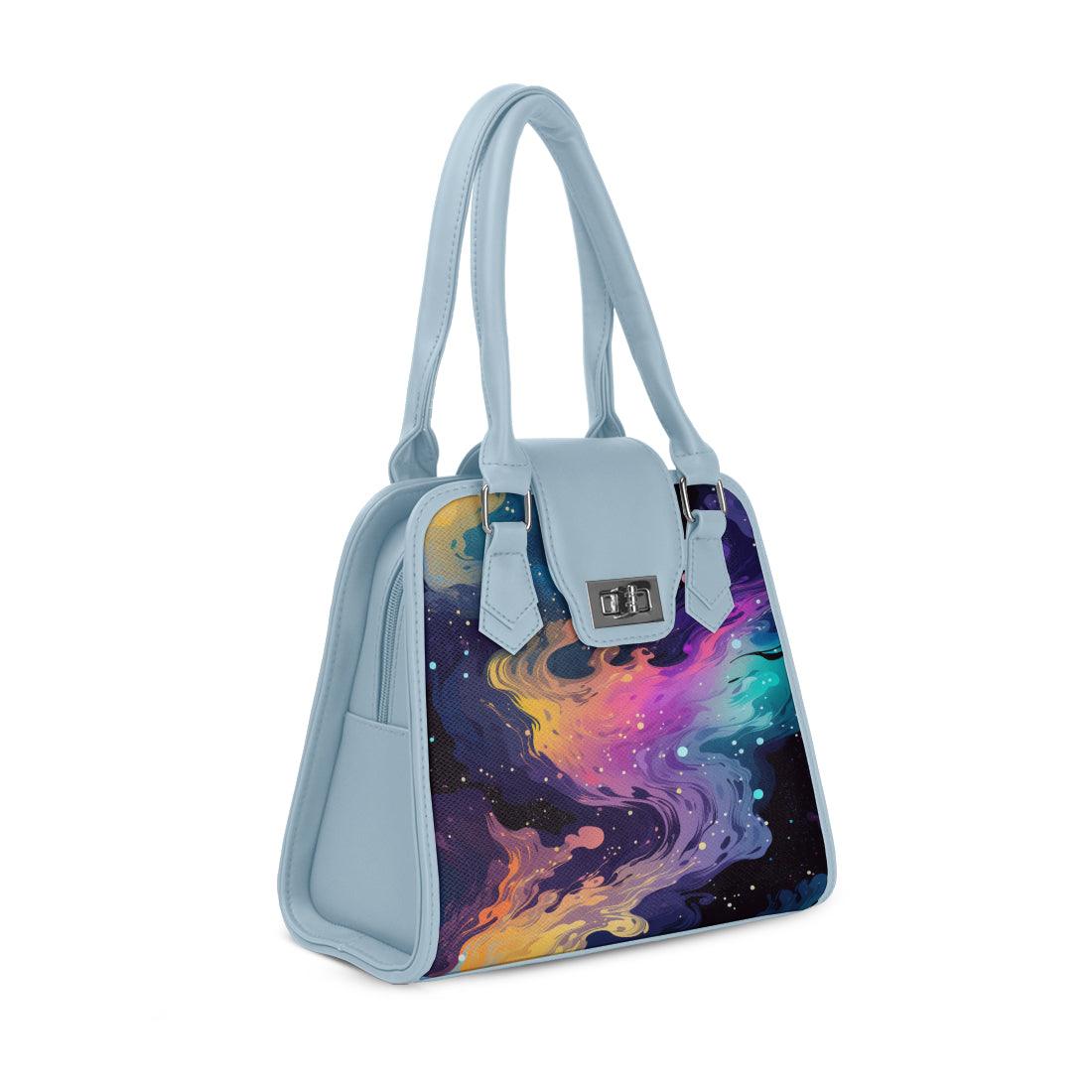 Blue Metropolitan Charm Bag Galactic Garden - CANVAEGYPT