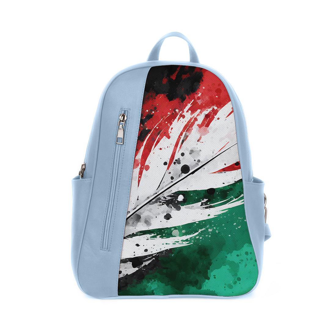 Blue Mixed Backpack Palestine - CANVAEGYPT
