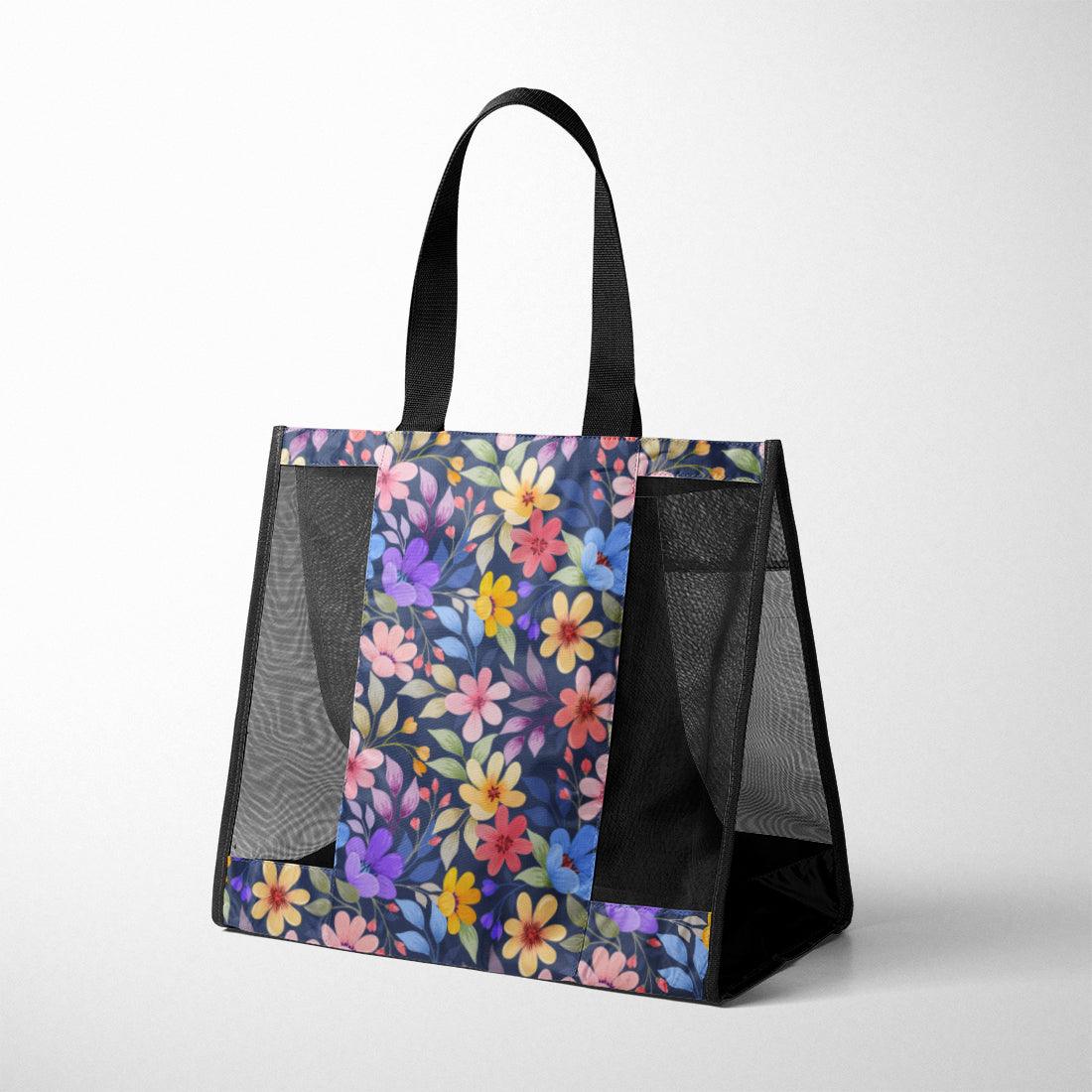 Mesh Bag Floral - CANVAEGYPT