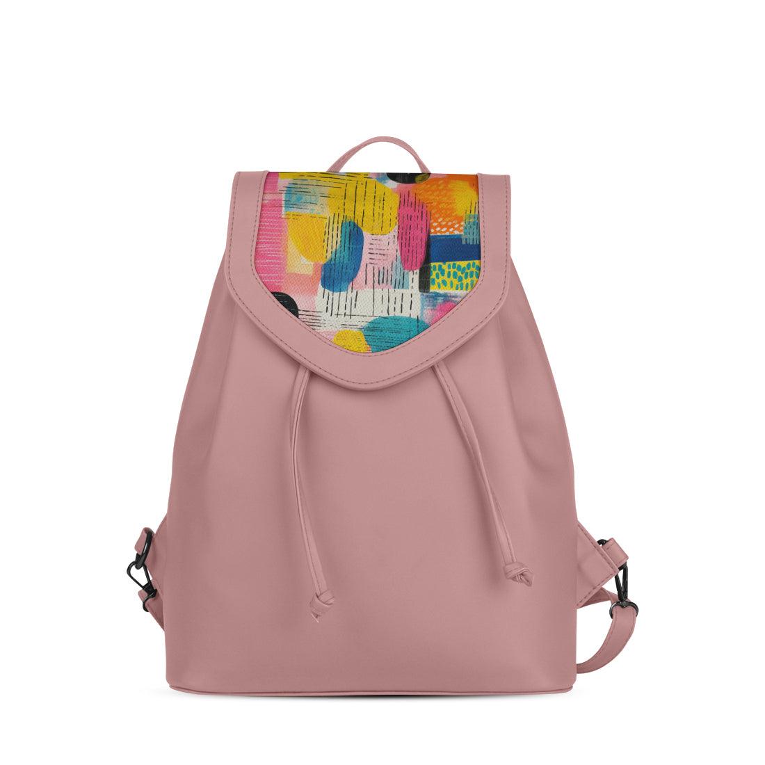Rose City Serenade Backpack Candy Brushstrokes - CANVAEGYPT