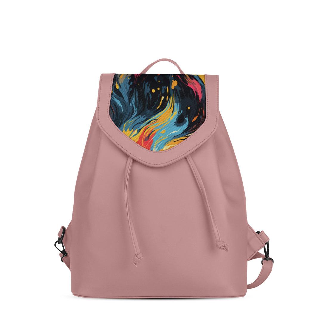 Rose City Serenade Backpack Ethereal Abstract - CANVAEGYPT