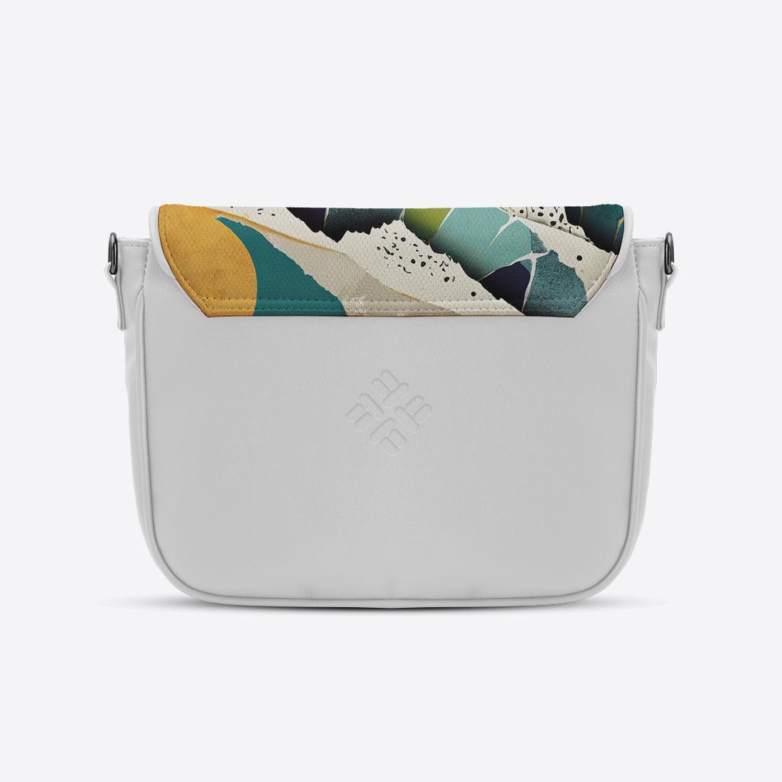 White Messenger Crossbody Cutted - CANVAEGYPT