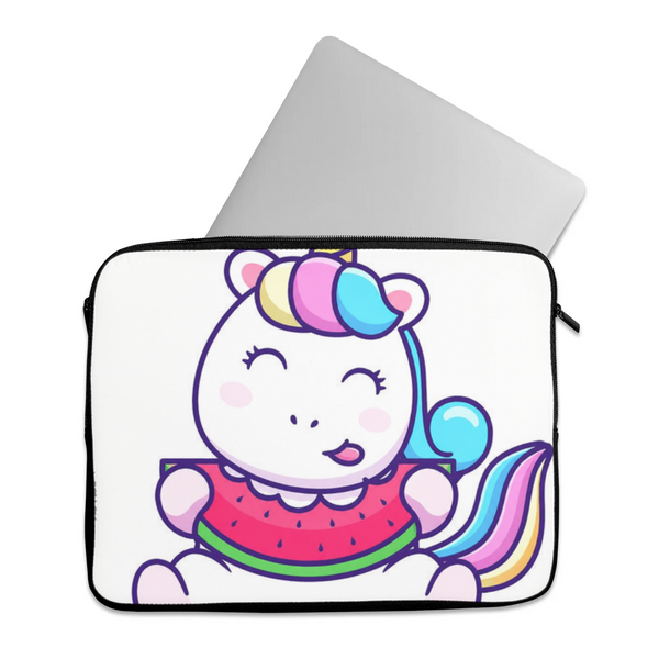 Unicorn design printed on a laptop sleeves — CANVAEGYPT