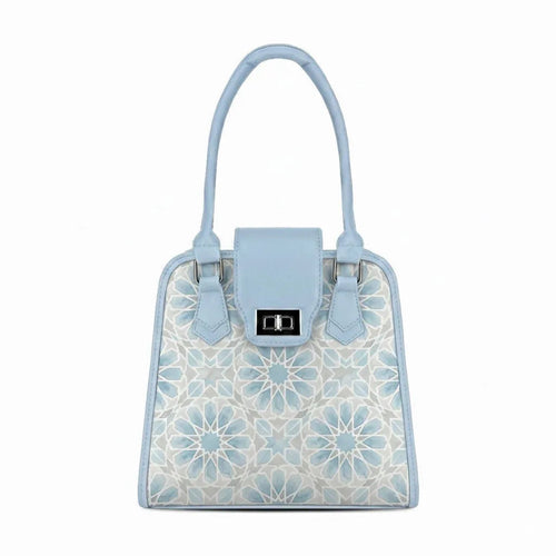 Blue Metropolitan Charm Bag Ramadan 2026 Blue Watercolor Islamic Pattern