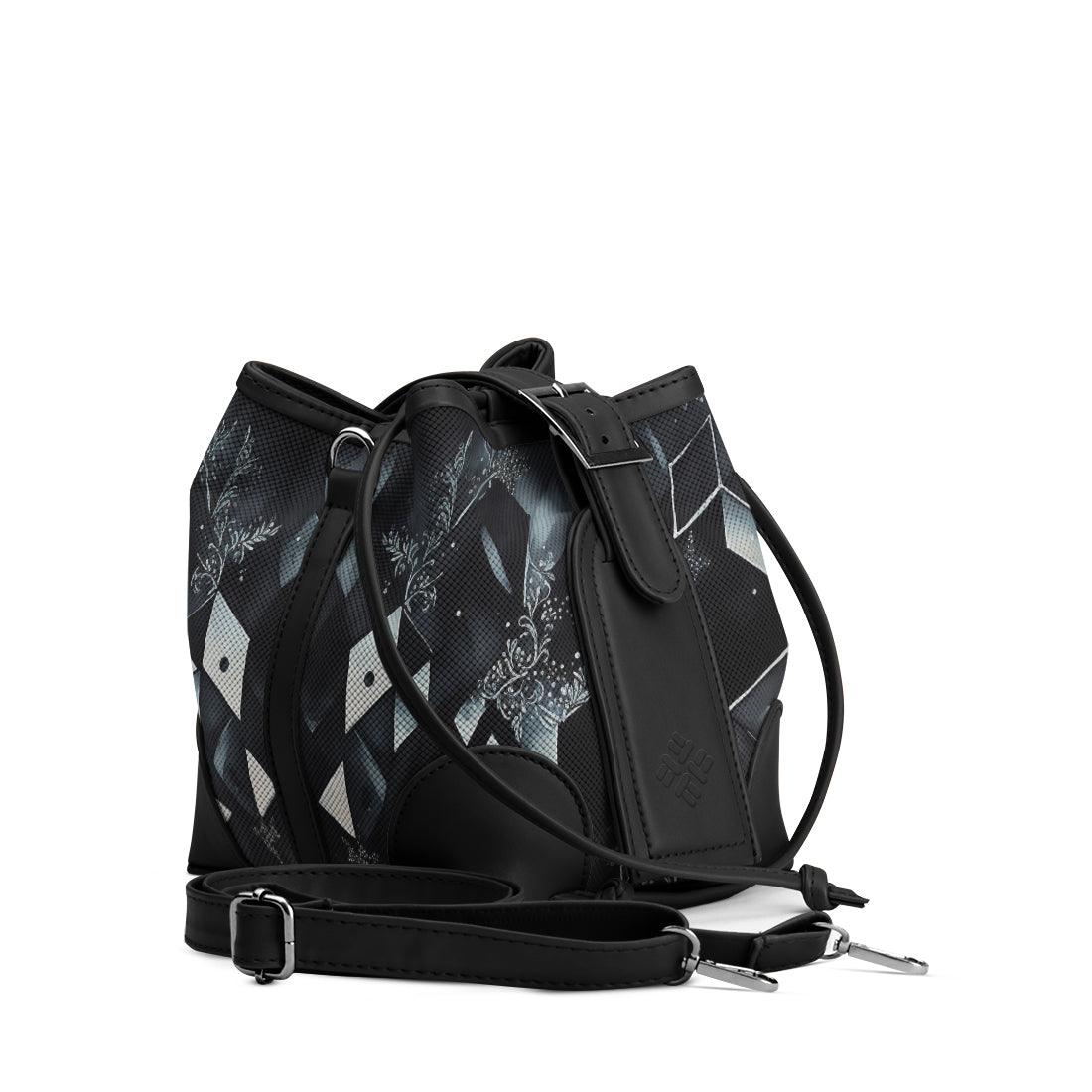 Black Bucket Bags Triangles - CANVAEGYPT