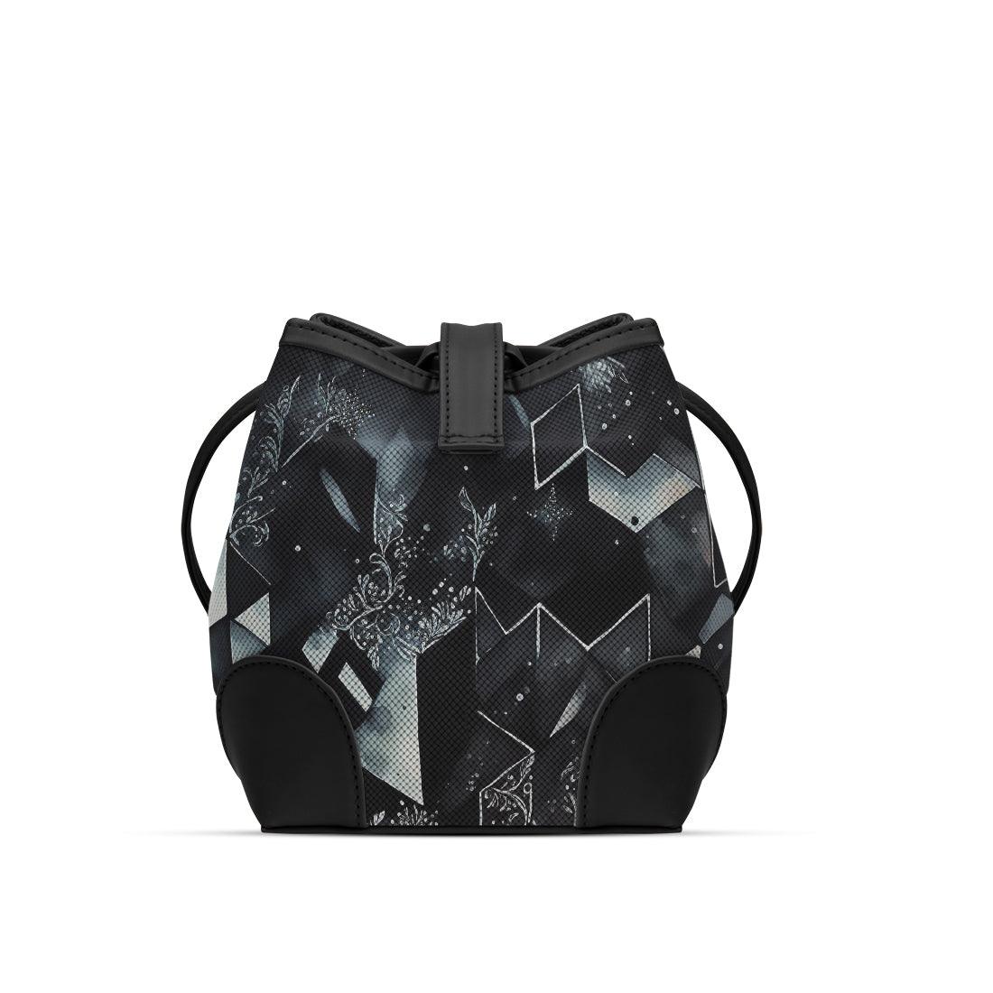 Black Bucket Bags Triangles - CANVAEGYPT