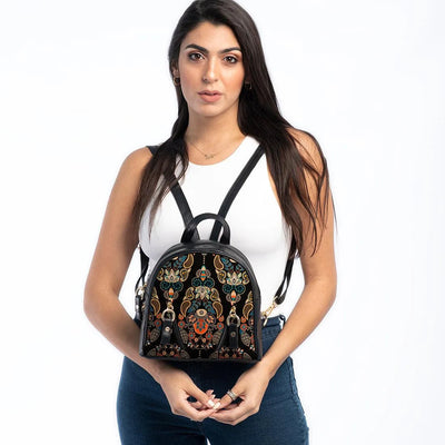 Black Mini Backpack Agy - CANVAEGYPT