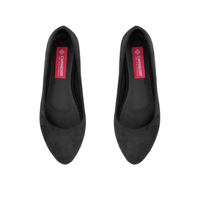Black Solid Round Toe - CANVAEGYPT