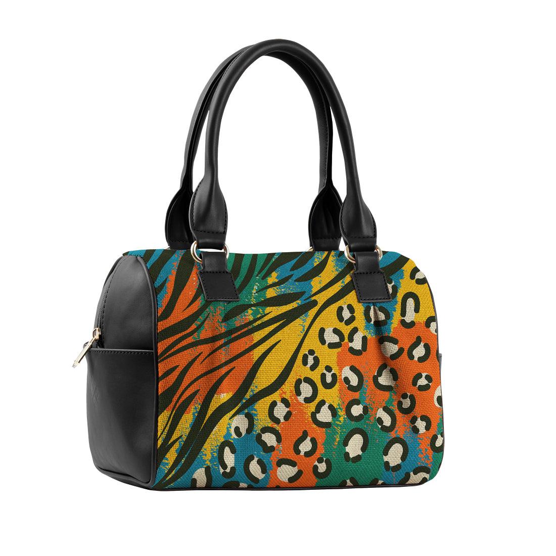 Black Speedy Bag African Colors - CANVAEGYPT