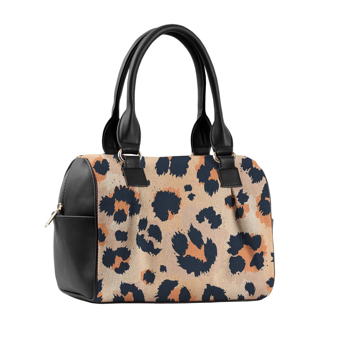 Black Speedy Bag Orange Cheetah - CANVAEGYPT