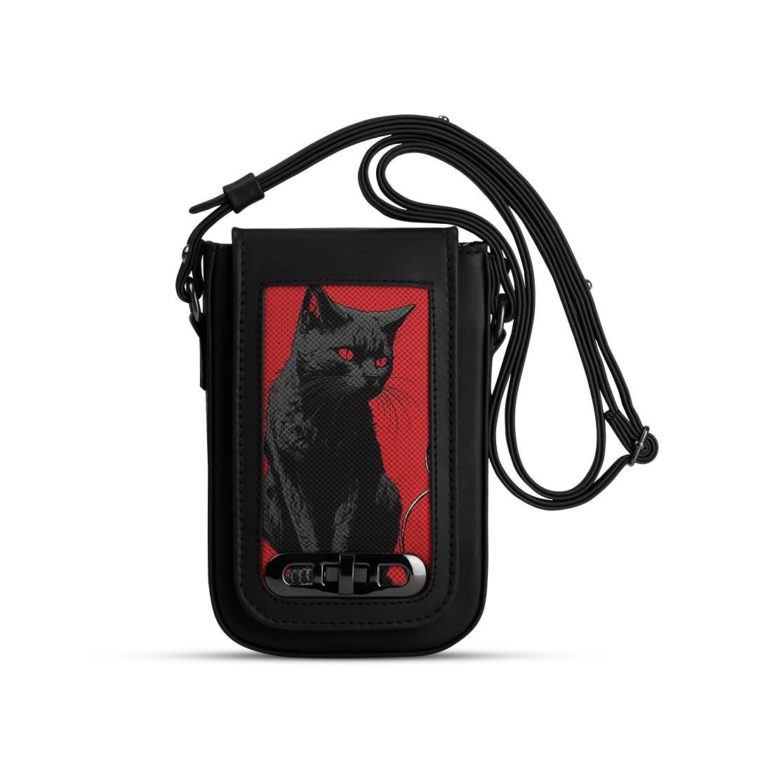 Black Tagged Crossbag Cat - CANVAEGYPT