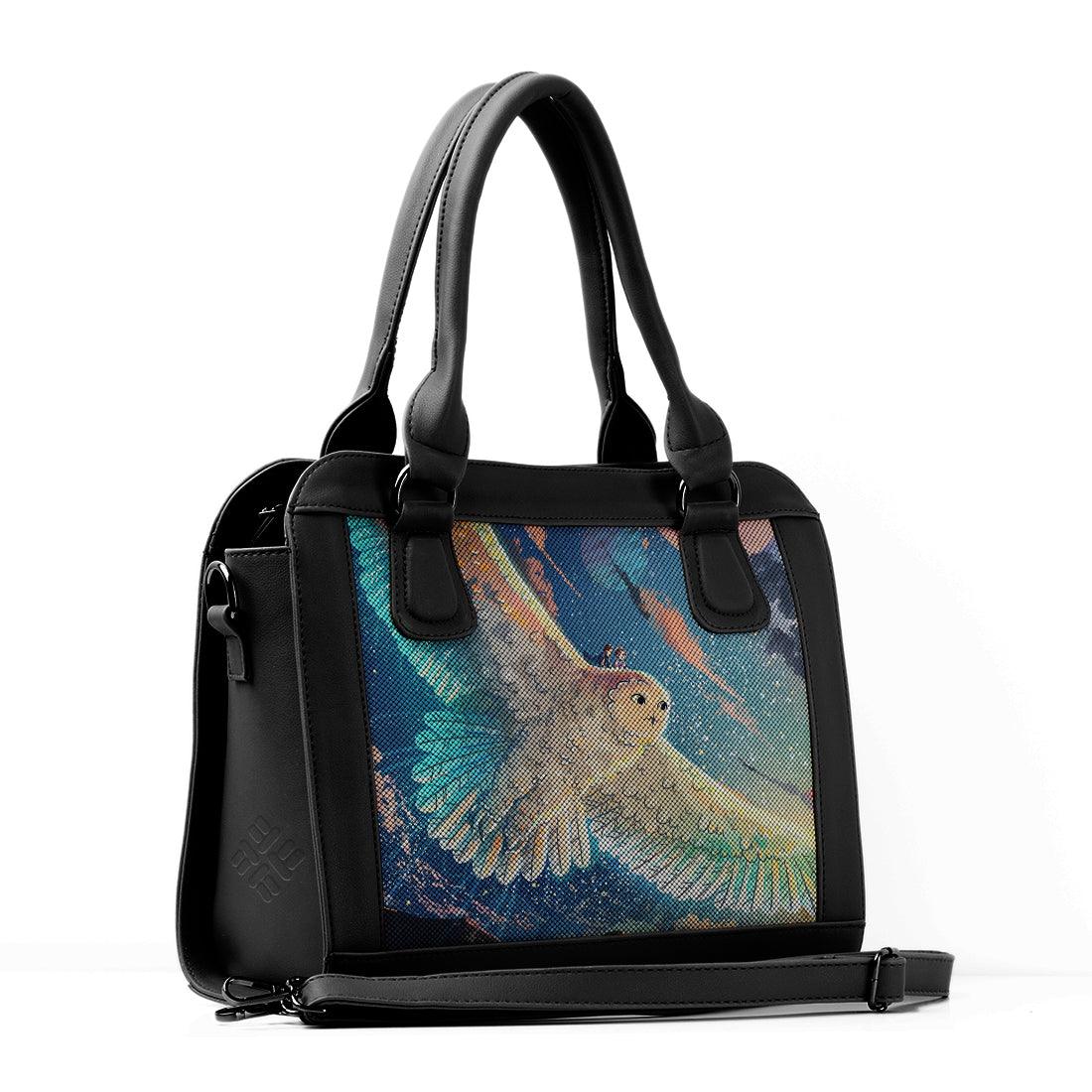 Black Travel Hobo Bag Owl journey - CANVAEGYPT