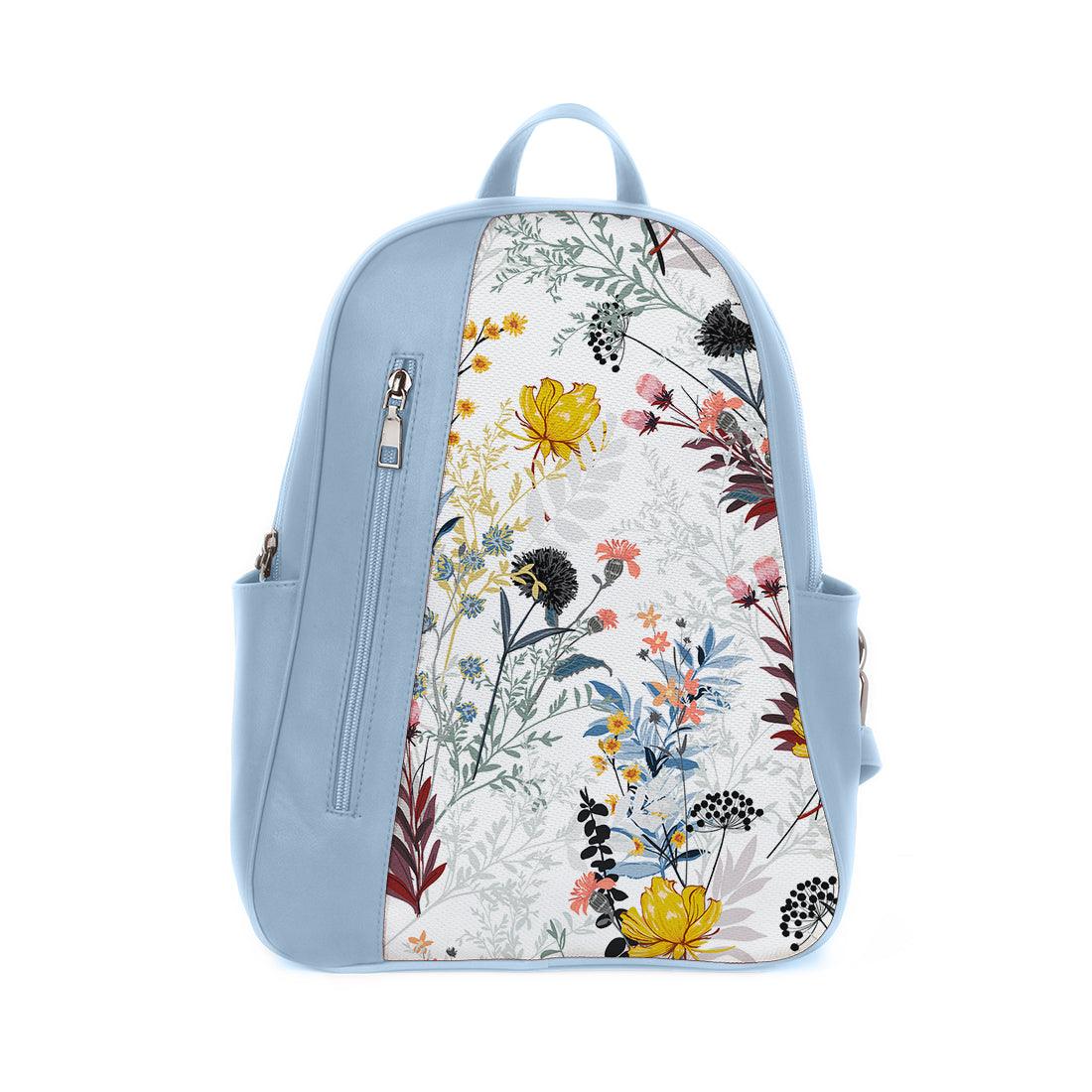 Blue Mixed Backpack Floary - CANVAEGYPT