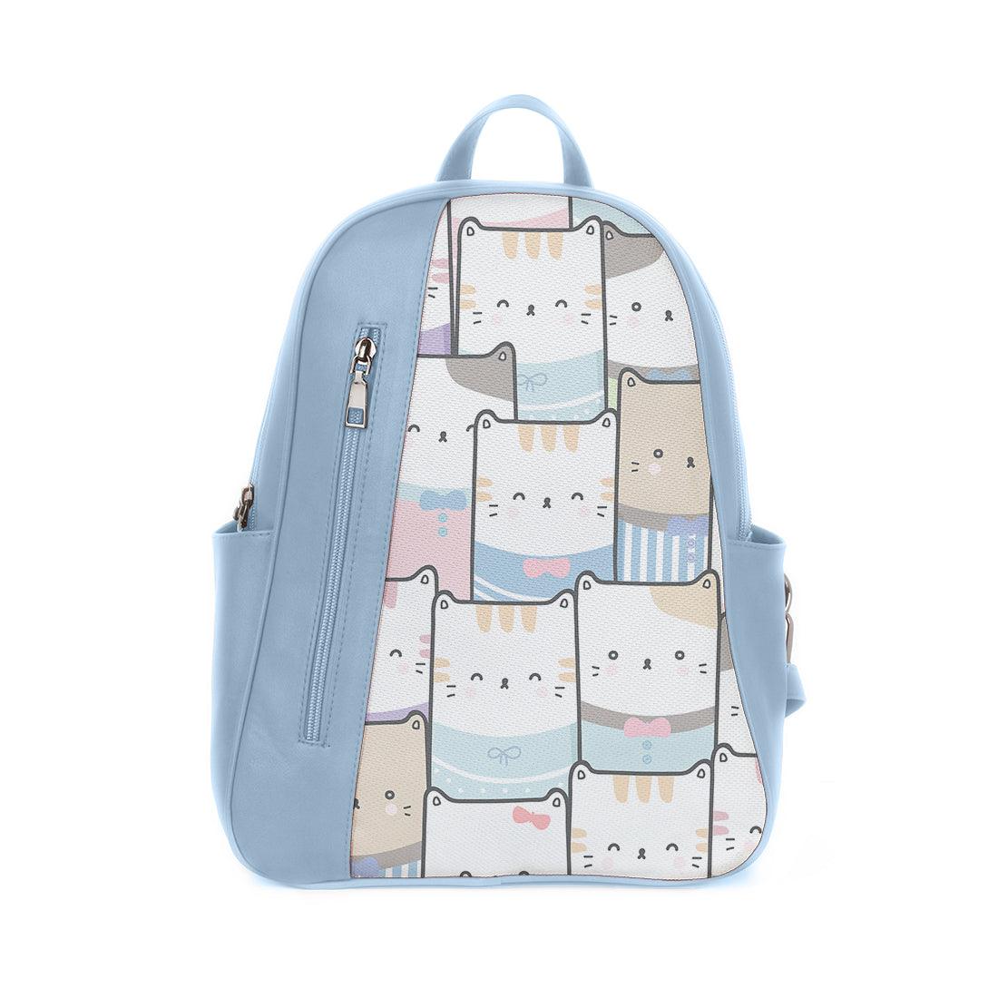 Blue Mixed Backpack Kitty - CANVAEGYPT