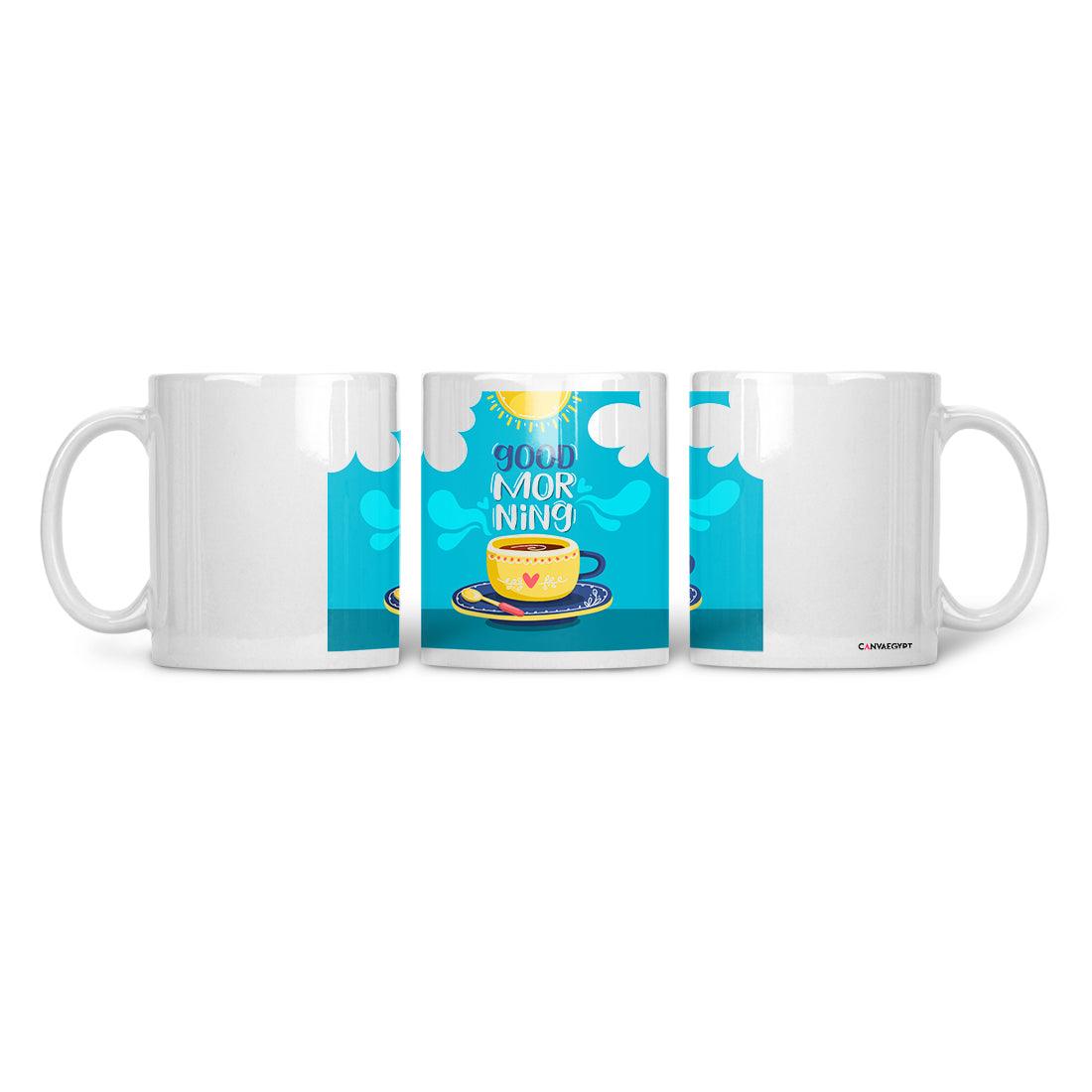 Ceramic Mug Good Morning Coffee - CANVAEGYPT