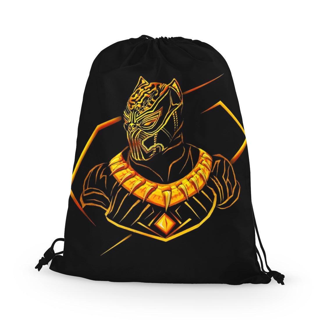 Drawstring Bag Black Panther Golden - CANVAEGYPT