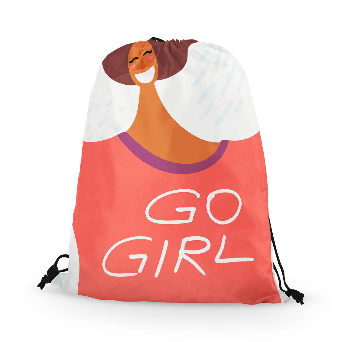 Drawstring Bag Go Girl - CANVAEGYPT