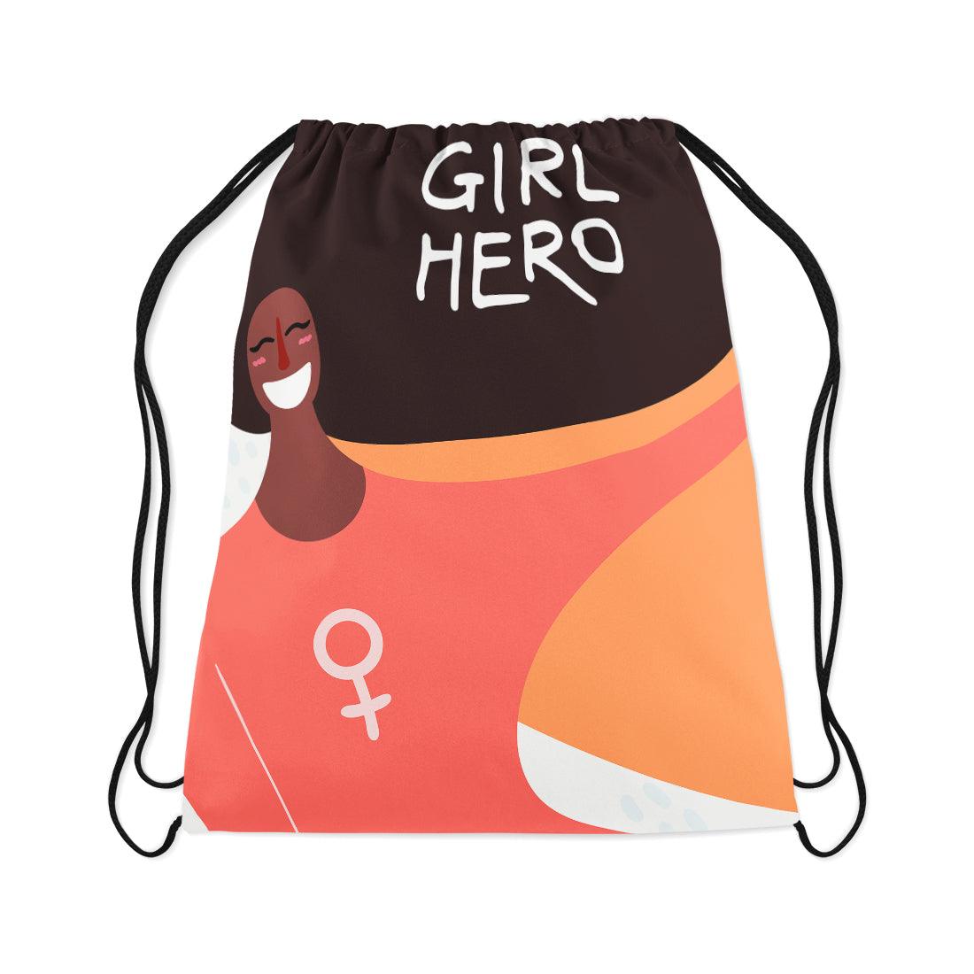 Drawstring Bag Girl Hero - CANVAEGYPT