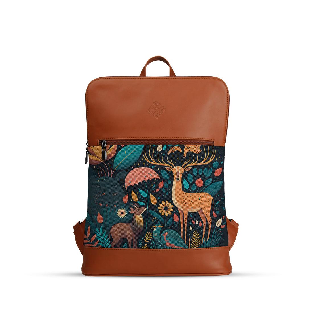 Havana Orbit Laptop Backpack Forest Animals - CANVAEGYPT