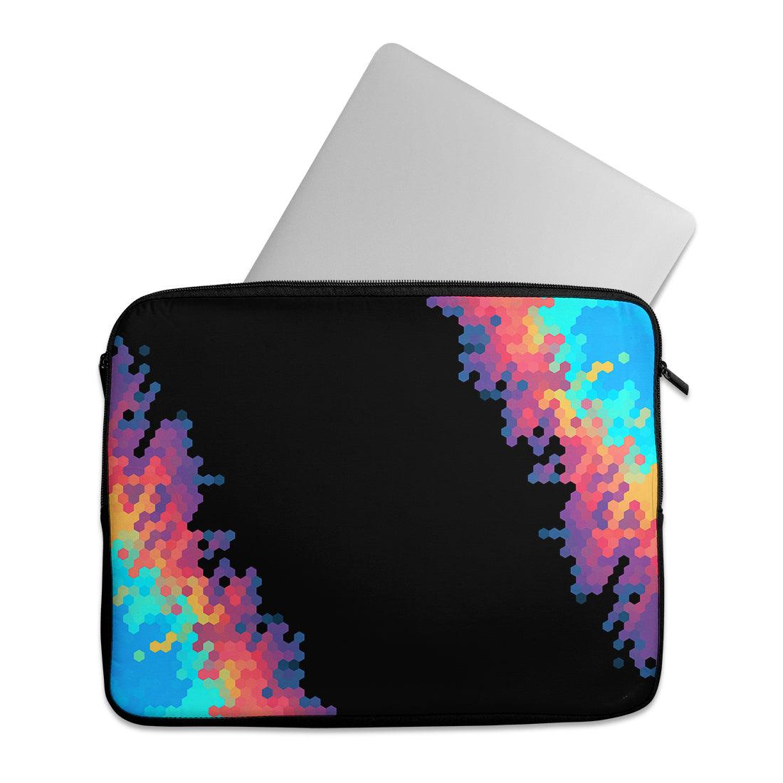 Laptop Sleeve Hexagon colors - CANVAEGYPT