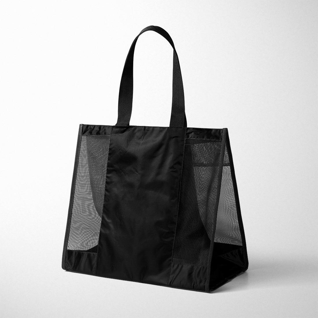 Mesh Bag Solid Black - CANVAEGYPT