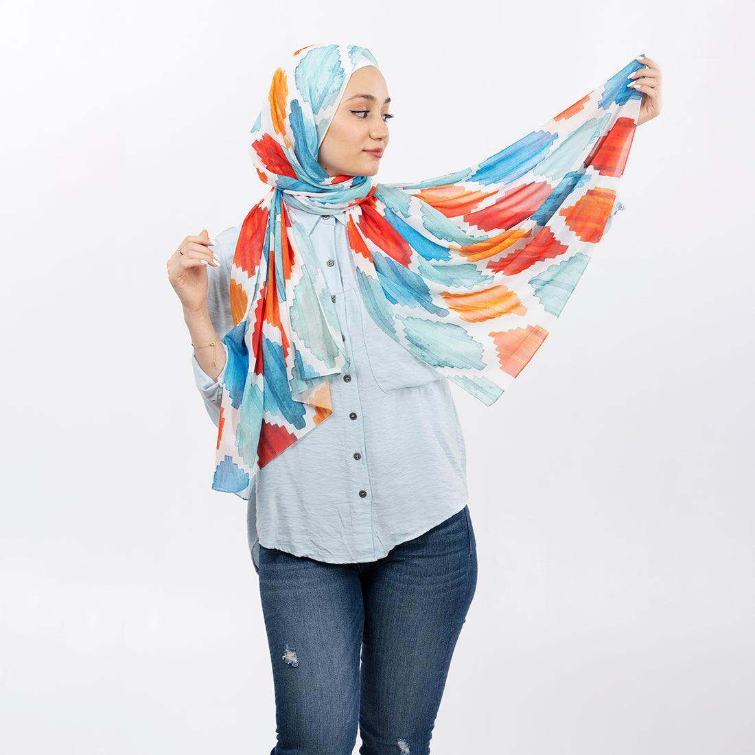 Hijab Scarf Rhombus sarong - CANVAEGYPT
