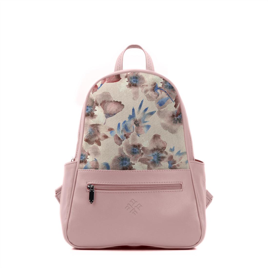 Rose Vivid Backpack Flower Pattern - CANVAEGYPT
