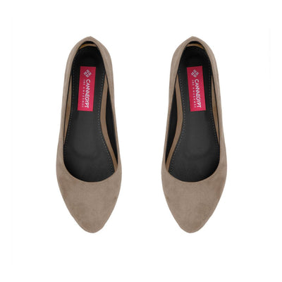 Tan Solid Round Toe - CANVAEGYPT