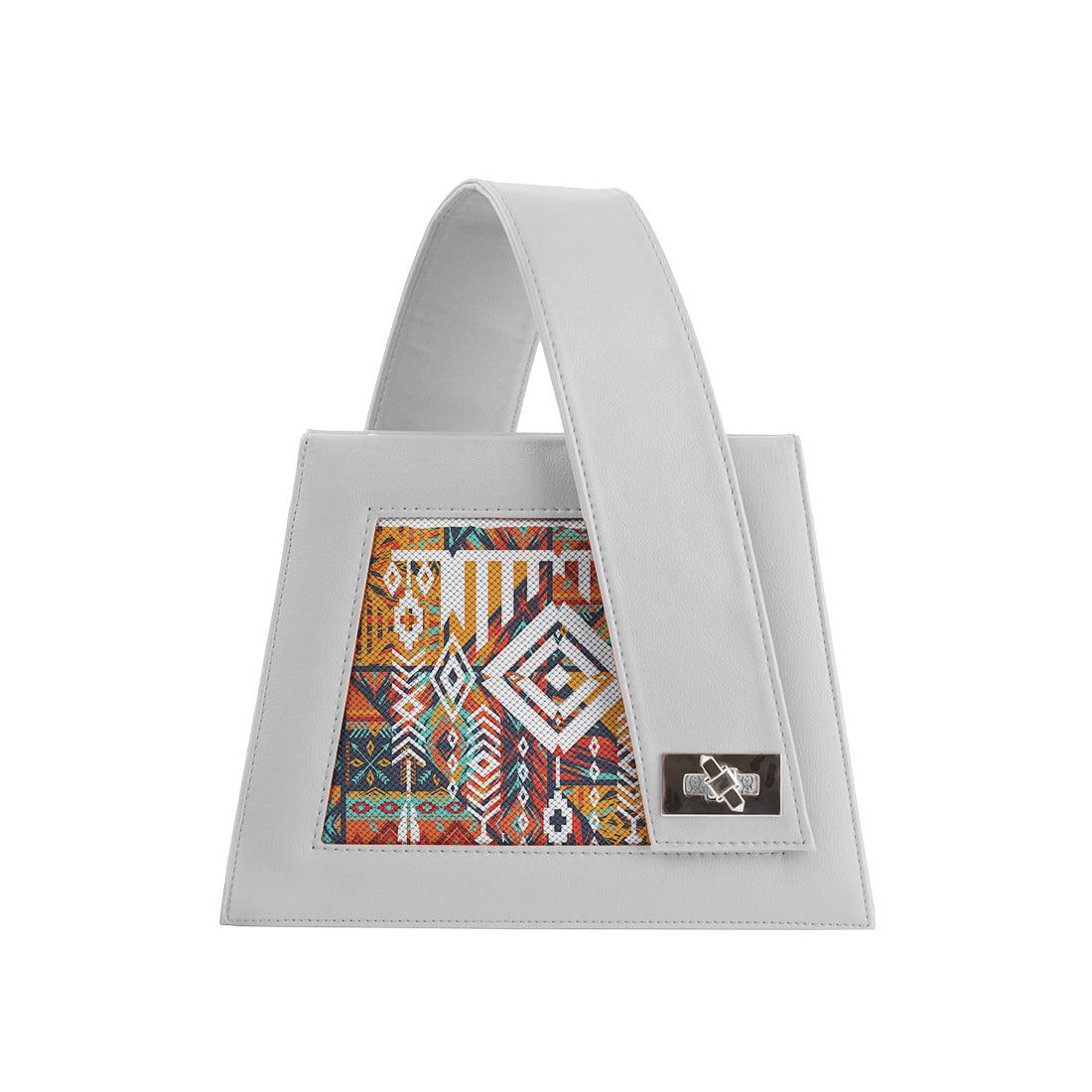 White One Handed Bag African Mood - CANVAEGYPT