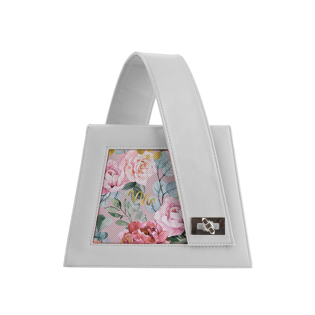 White One Handed Bag Watercolor gentle - CANVAEGYPT