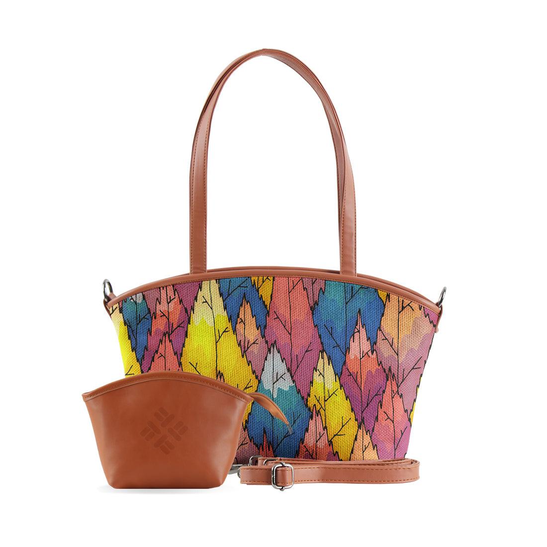 Wide Tote Bag The colorful woodland - CANVAEGYPT