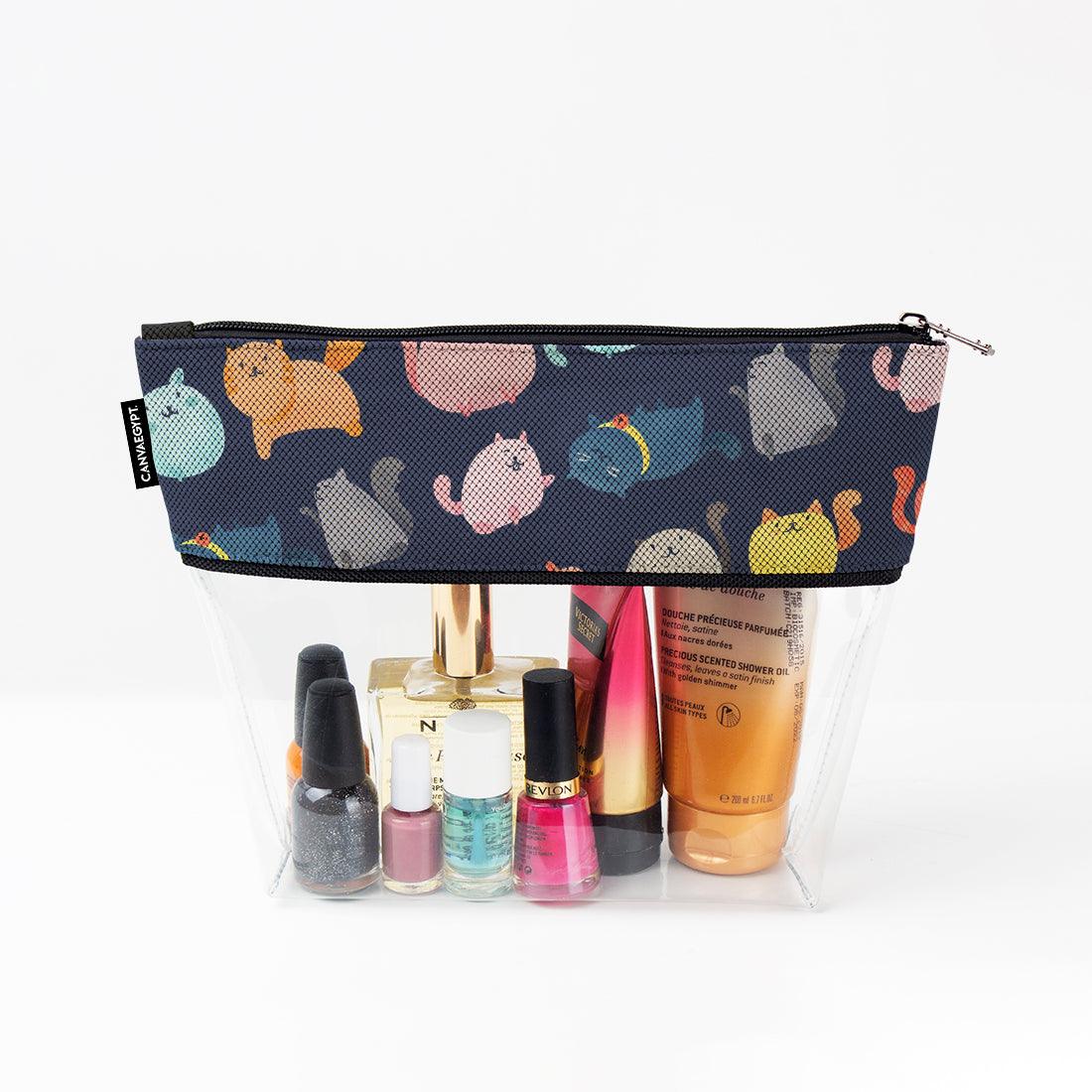 limpid Makeup Case Cute cats - CANVAEGYPT