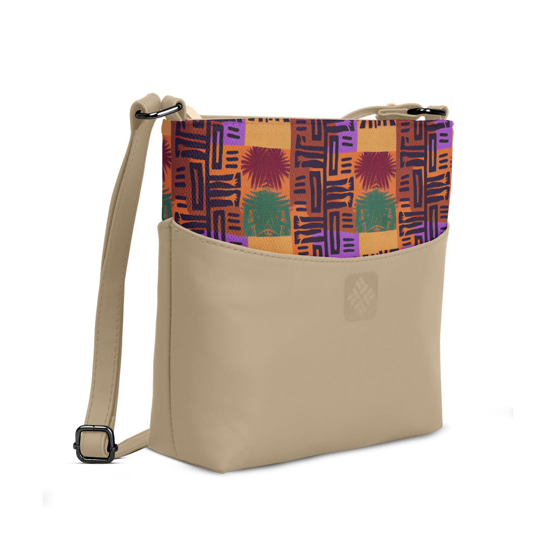 Chic Essentials Crossbody Cultural Patchwork