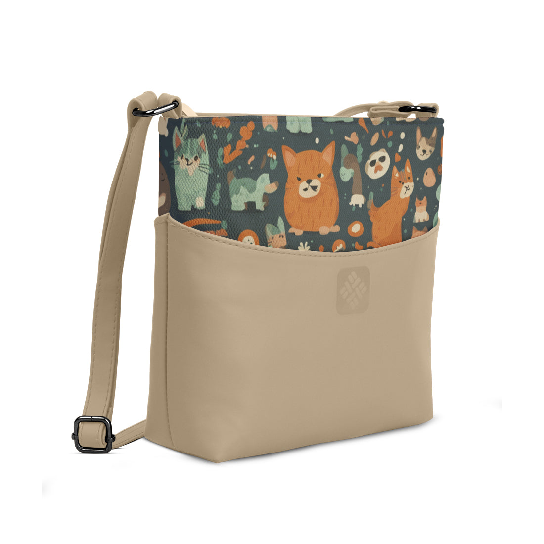 Chic Essentials Crossbody Feline Friends