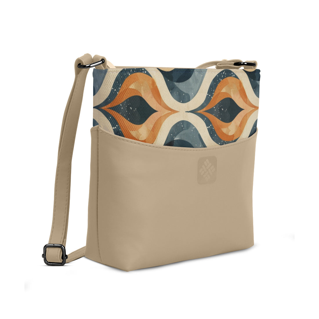 Chic Essentials Crossbody Abstract Ripple