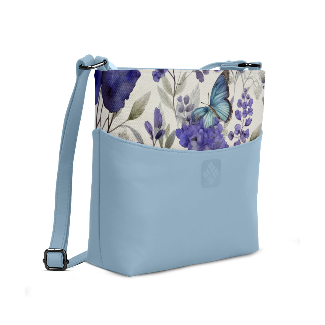 Chic Essentials Crossbody Lavender Butterfly