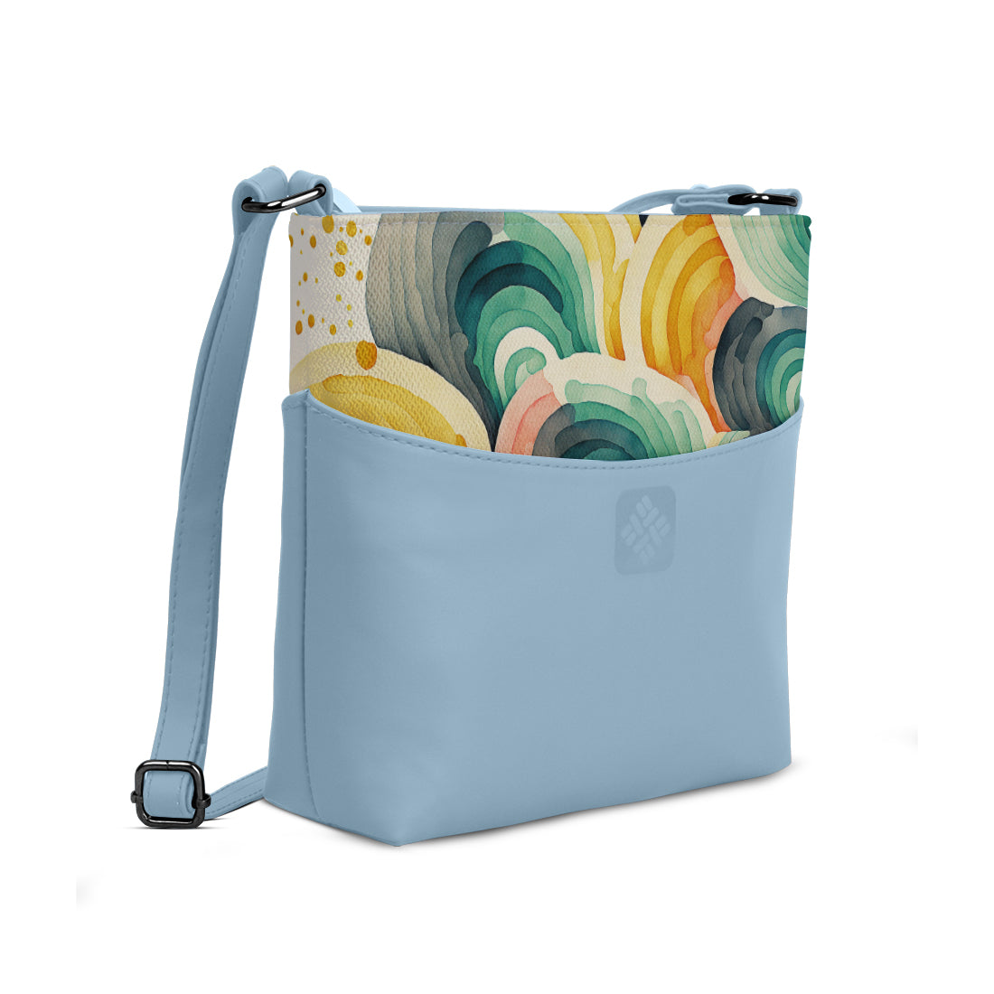 Chic Essentials Crossbody Spectrum Waves