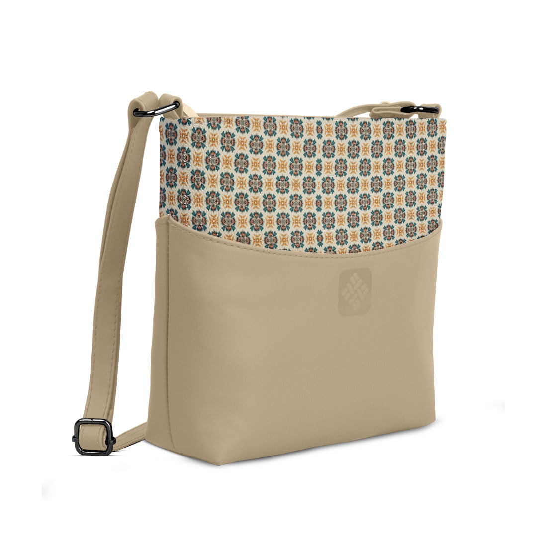 Chic Essentials Crossbody Vintage Tile Pattern