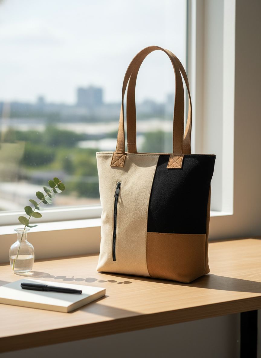 Jetset Mood Tote – Bold, Sleek, Ready to Go