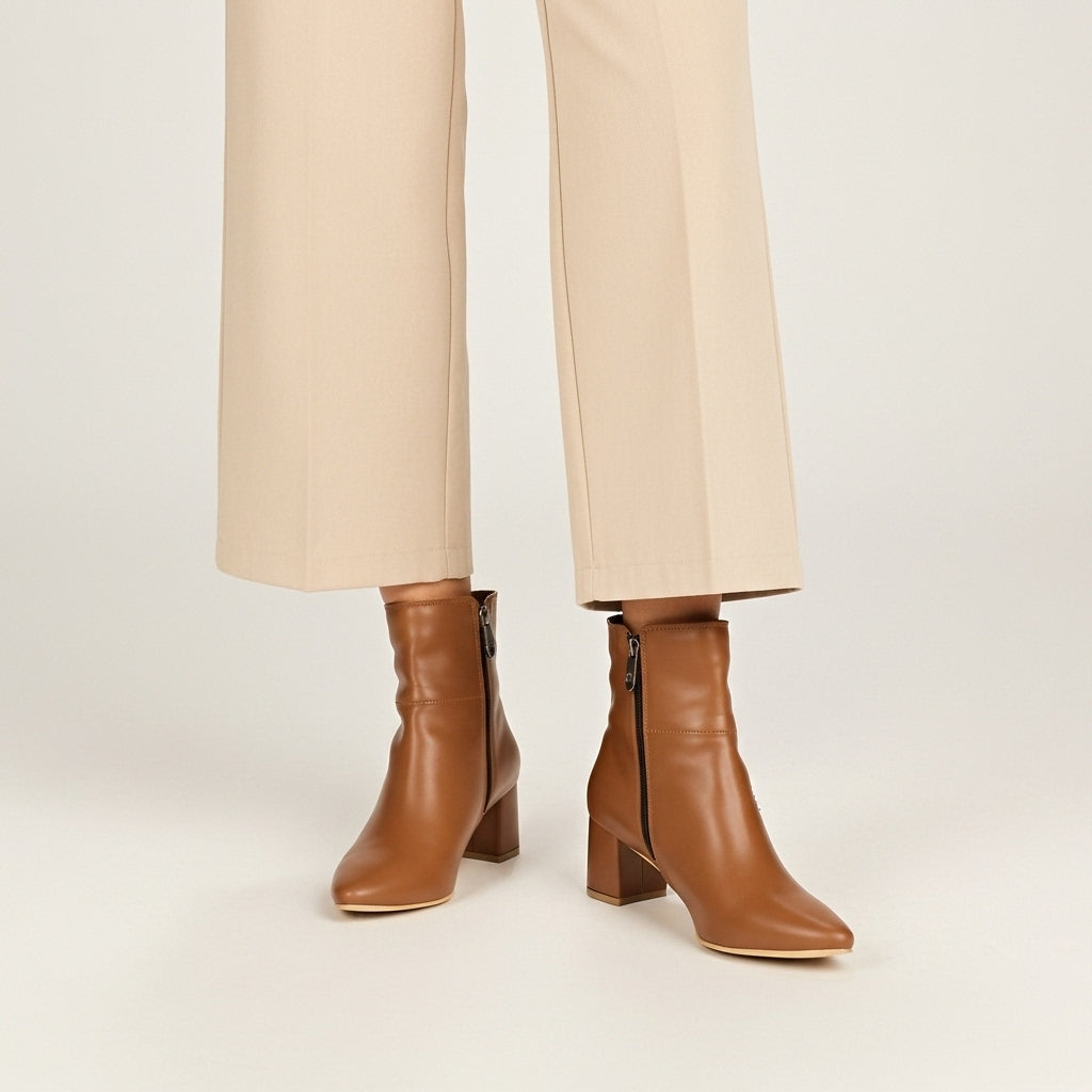 Havana Bold Stride Ankle Boots