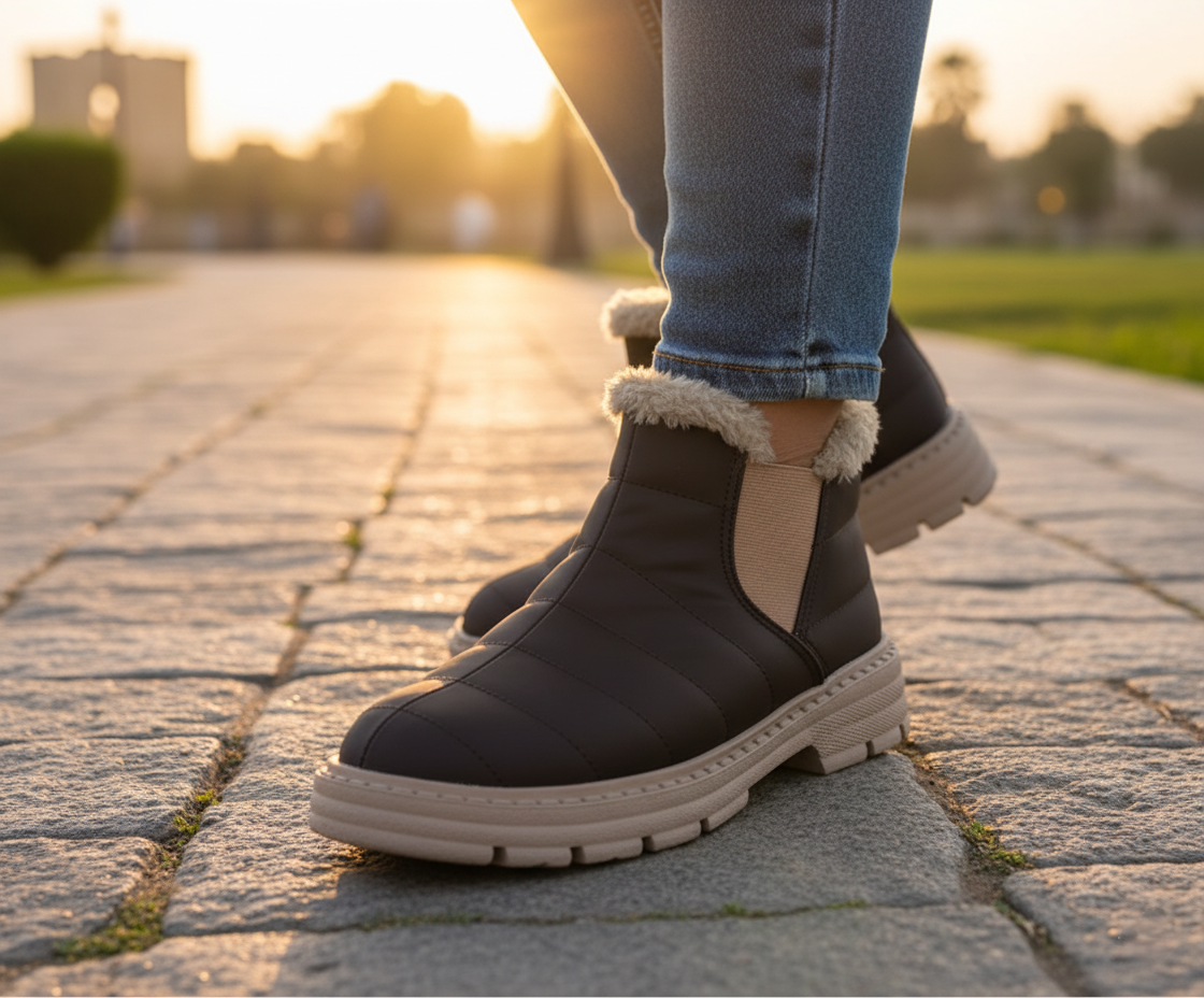 Cozy Step Winter Bootie DBrown