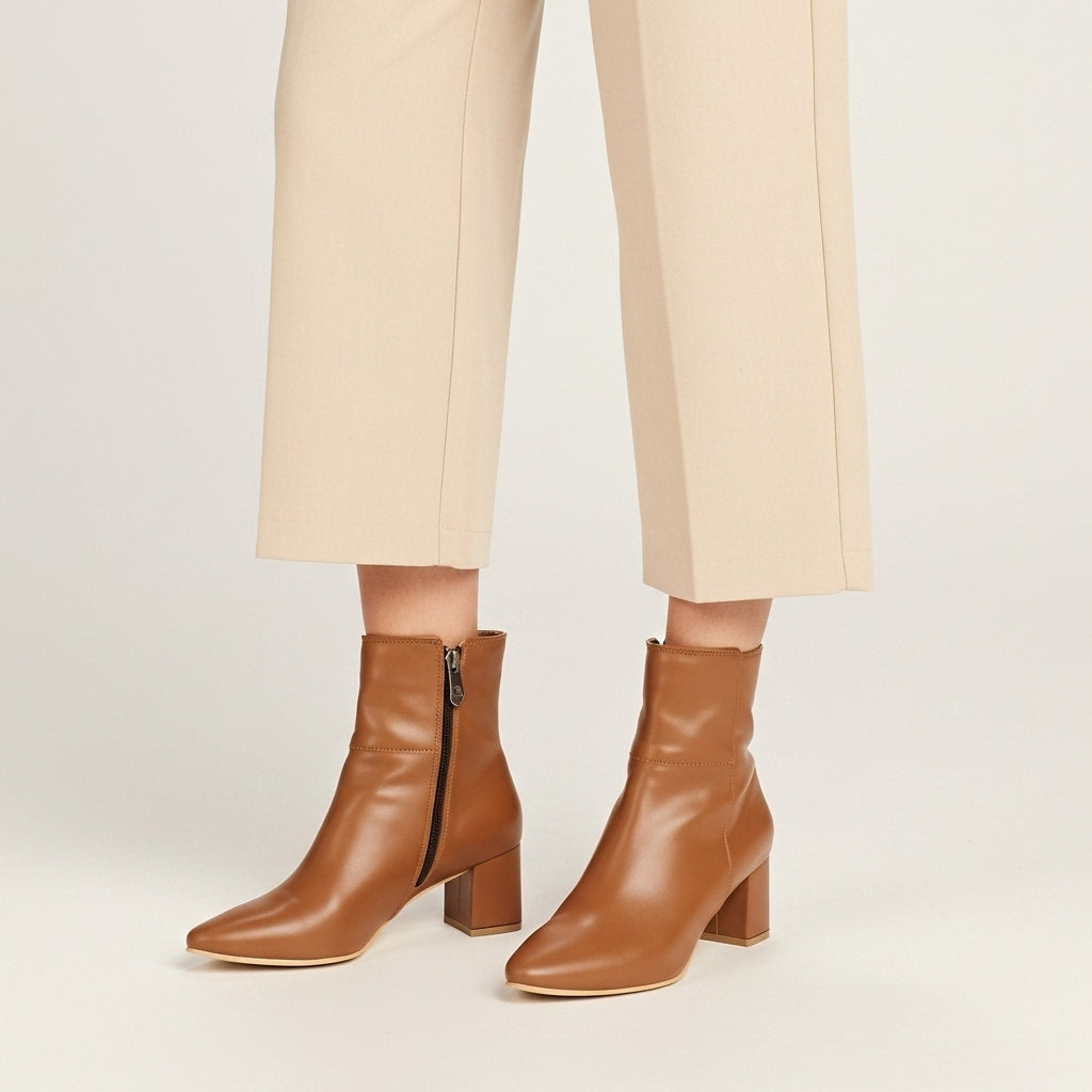 Havana Bold Stride Ankle Boots