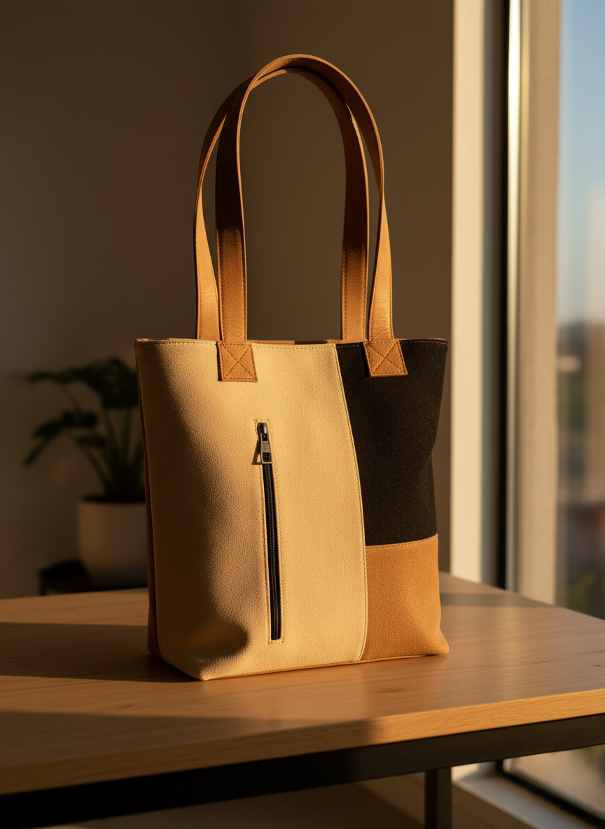 Jetset Mood Tote – Bold, Sleek, Ready to Go