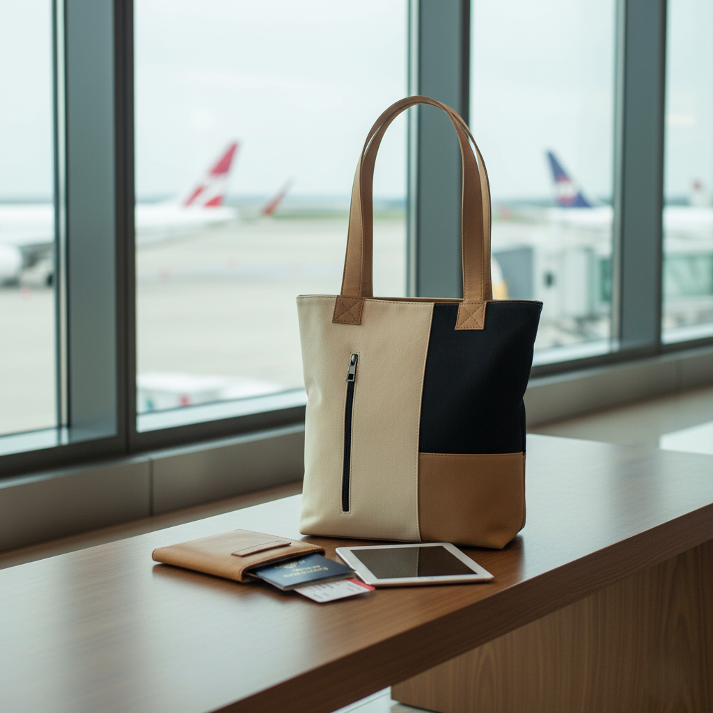 Jetset Mood Tote – Bold, Sleek, Ready to Go