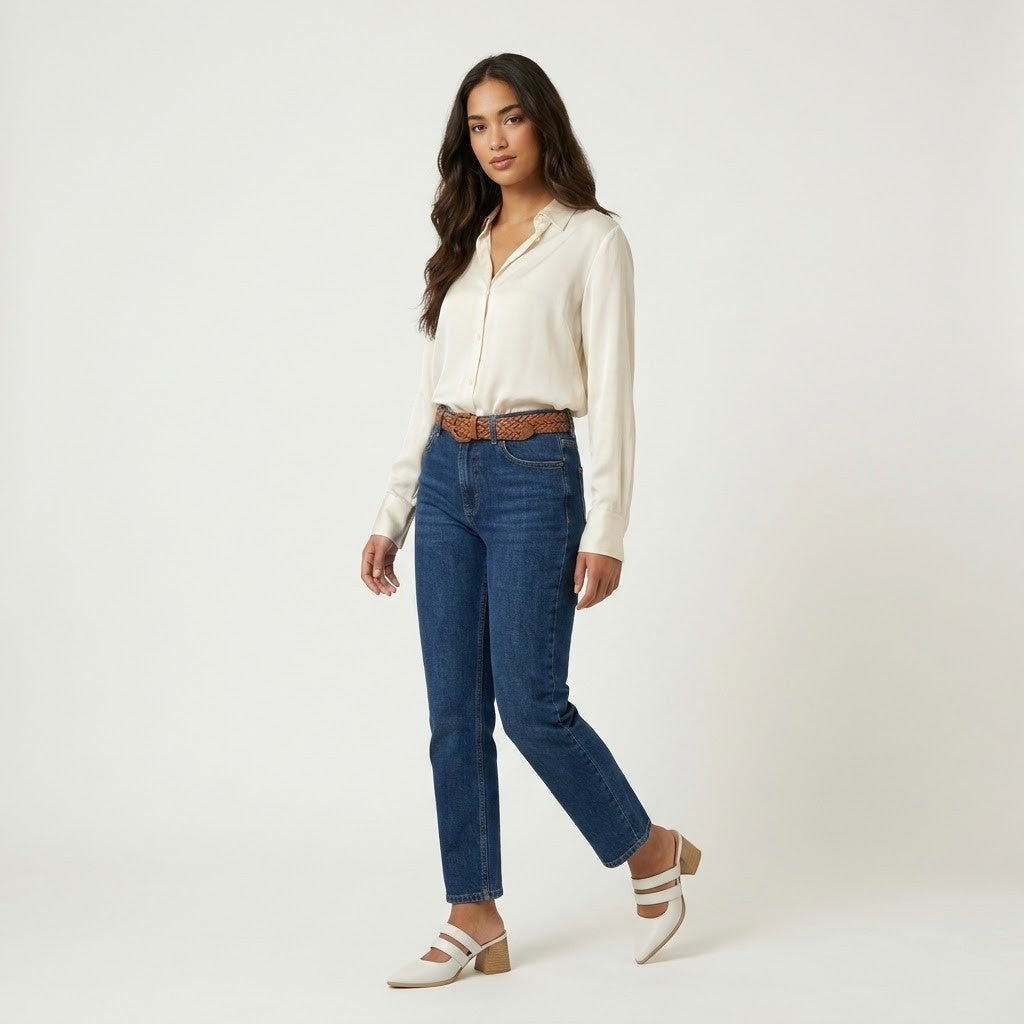 White Double Strap Mules – Step Into Your Power - 4
